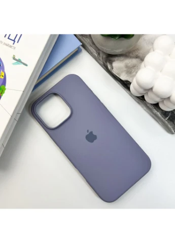 Чохол для смартфона Silicone Full Case AA for Apple iPhone 16 Pro 28, Lavender Grey (FullOpeAAi16P-28) No Brand Open Cam (373661509)