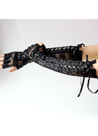 Мереживні довгі мітенки (30к029) No Brand (368895448)