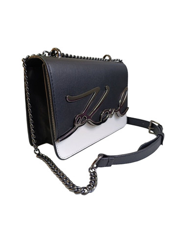 Сумка через плечо Лагерфельд 0049 b цвет черный Borse in Pelle (307149081)