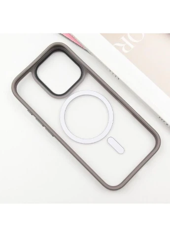 Чохол TPU+PC Metal Buttons з MagSafe для Apple iPhone 16 Pro Max (6.9") Сірий Epik (373254868)