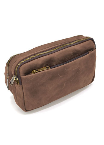 Сумка на два отделения RC0704-3md коричневая кожа. TARWA (303710465)