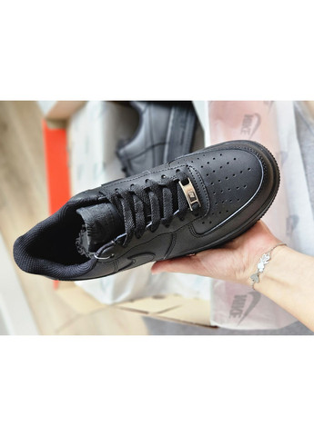 Кросівки жіночі і чоловічі Nike Air Force 1 classic | Найк Аір Форс 1 чорні No Brand чорні демісезони (362561836)