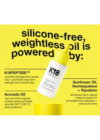 Олійка для волосся Biomimetic Hairscience Molecular Repair Hair Oil, 4 ml K18 Hair (368725377)