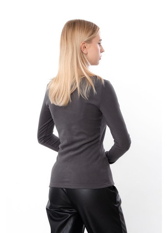 Теплий жіночий лонгслів однотонний приталений (p-13115) Носи своє (369748556)