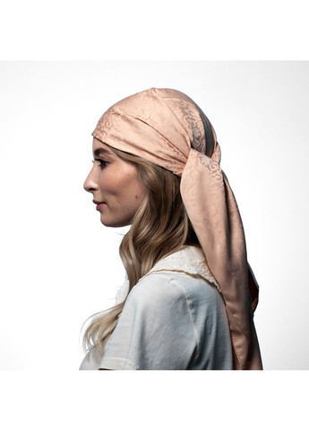 Платок женский с принтом однотонный вискоза бежевый ТЕРЕСА LuckyLOOK 472-976 (324741884)