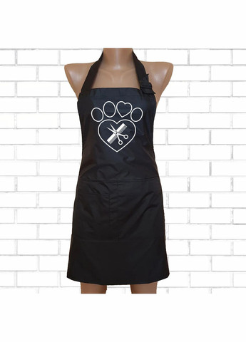 Фартух з принтом Лапка для грумера No Brand (325405584)