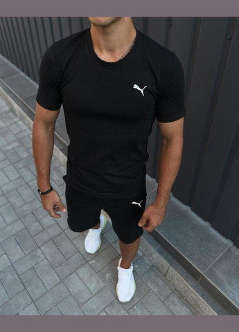 Черная футболка базовая однотонная ткань высокого качества No Brand