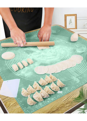 Килимок силіконовий для розкочування тіста великий квадратний 70х70 см Kitchen Master (283323704)
