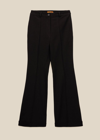 Брюки клеш однотонные женские WTC02335 Черный shop (2000990452665) LAWA Кльош (329034204)