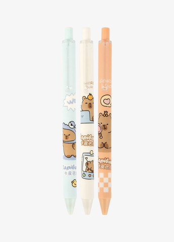 Ручка пиши-стирай автоматична Капібара RT12101 Різнокольоровий shop (6922694211170) No Brand (362902084)