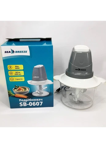 Бытовой измельчитель продуктов для дома SeaBreeze SB-0607, Компактный ручной блендер с чашей JN-25 Sea Breeze (398855938)