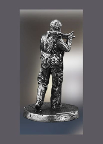 Миниатюрная настольная фигурка в форме солдата с оружием No Brand (292260408)