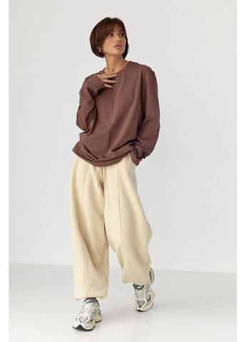 Однотонный базовый лонг oversize Lurex (361432608)