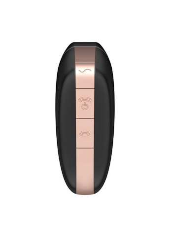 Вакуумный клиторальный стимулятор Love Triangle Black с управлением через интернет SO3894 Satisfyer (303883863)