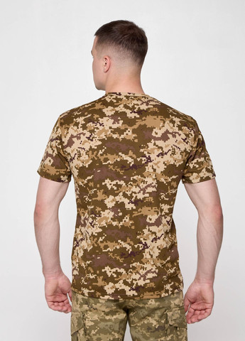 Футболка базовая мужская Coolmax потоотводная темный пиксель UKM (342759573)