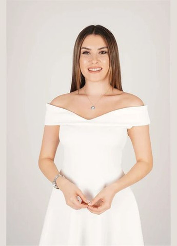 Молочна коктейльна сукня бебі долл Trendyol однотонна