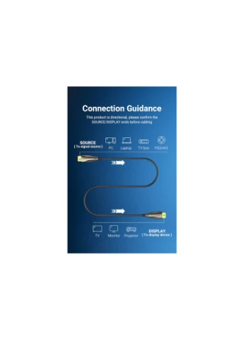 Кабель мультимедійний HDMI to HDMI 20.0m V2.0 Optical 4K 60Hz 18Gbps Dolby 7.1 PVC Black Zinc Alloy (ALABQ) Vention (390646759)