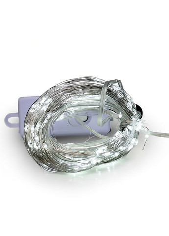 Гірлянда Кінський хвіст 3 м 20 ліній на 600 led лампочок на мідному дроті від мережі Білий 1733015W (A-046847) Garlando (371655189)