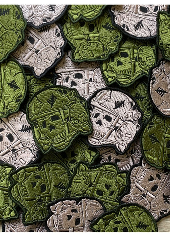 Шеврон Адамова голова (Форма контурна. На липучці) Розмір 6x5.5см No Brand (369924574)