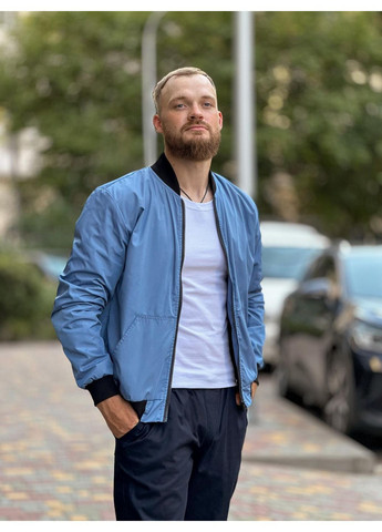 Легкий бомбер з водовідштовхувальної тканини Vakko на блискавці (362189167)