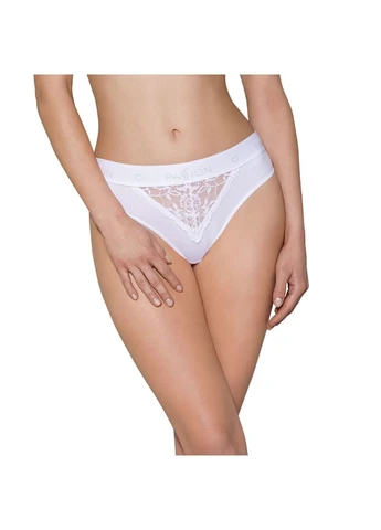 Трусики з широкою гумкою і мереживом PS001 PANTIES S, black Passion (391269431)