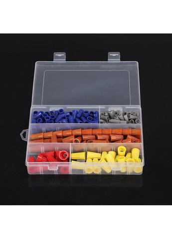 Набір ковпачків для з'єднання монтажних кабелів Різнокольоровий 180 шт (H051155) No Brand (360768333)