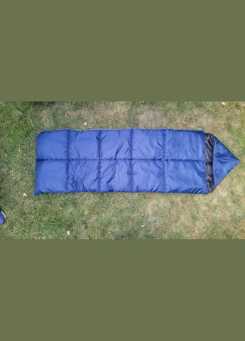 Спальний мішок ЗИМА (ковдра з капюшоном), Синій, ширина 100 см Украина ТД (318016827)