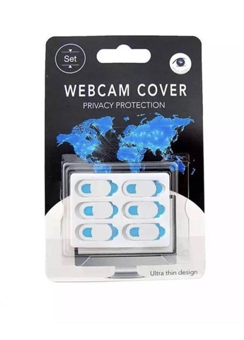 Шторка для веб-камеры Anonimaizer защитная для камеры смартфона / Планшета / Ноутбука 6 шт Белый No Brand (330778617)