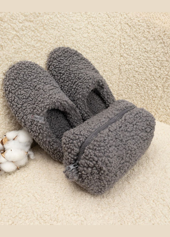 Подарочный набор Тедди тапочки та косметичка Графит Maybel (304392832)