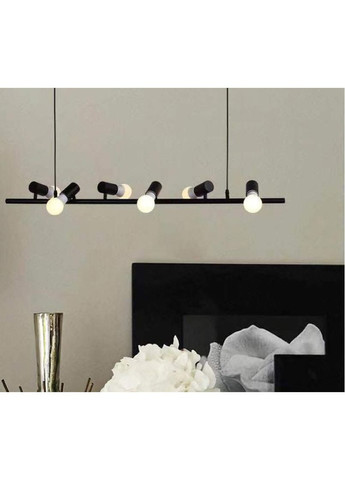 Люстра подвесная LOFT на 6 лампочек 26834 Черный 30-150х20х91 см. Sunnysky (365726912)