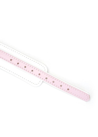 Нашийник із повідцем Liebe Seele White & Pink Fairy Goat Leather Collar (363026477)