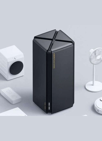 Маршрутизатор Mesh System AX3000 WIFI 6 до 2976 Мбит/с поддержка 2.4 ГГц / 5 ГГц память 256мб Черный Xiaomi (317229239)