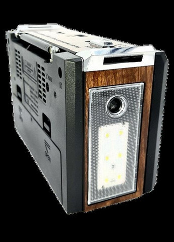 Радіо з акумулятором /2 USB/SD аналогове ліхтарик коричневий (1920775263) Golon RX-381 (326811466)