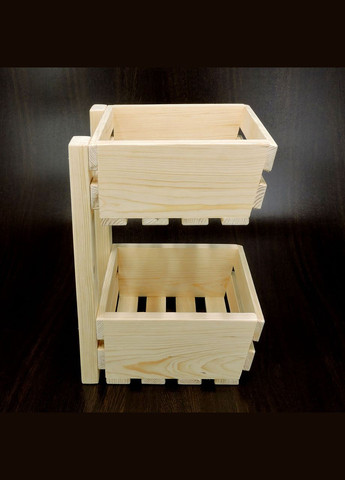 Лоток для овочів і фруктів з дерева Цукіні бланже (ЯХО-000801) No Brand (327866517)