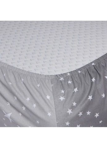 Простирадло на резинці Бязь Gold Люкс 120х200х20 см (MS-850000848) Moon&Star Night Sky (356681922)