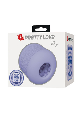Мастурбатор Pretty Love Cary фіолетовий інтимна іграшка з рельєфною внутрішньою текстурою LyBaile (363975933)