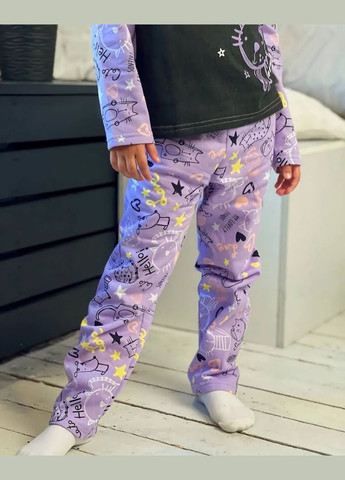 Фіолетова піжама для дівчинки hc (h001-6076-024-33-5-н) No Brand