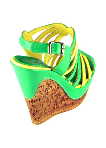 Комбинированные летние босоножки Guero