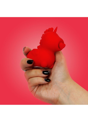 Вибратор-единорожка Cupid's Beau, массажировочный язычок-сердечко - CherryLove Unihorn (369666155)