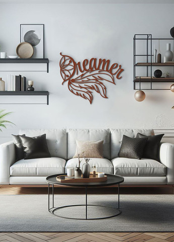 Современная картина на стену в спальню, декор в комнату "Сон", декоративное панно 35х45 см Woodyard (292112140)