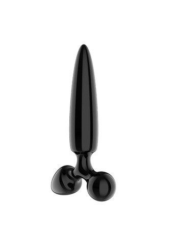 Трехсторонний стеклянный дилдо Triple Crystal 1 Black Satisfyer (385626525)