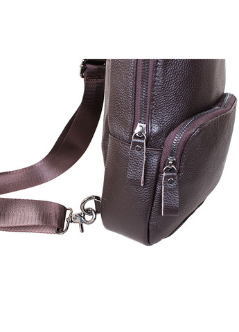 Чоловіча шкіряна сумка 3331-222 коричнева No Brand (370848052)