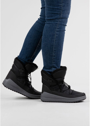 Дутики жіночі з хутром чорні (461 чорні) Bromen (362151987)