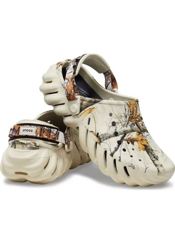 Бежевые сабо echo clog realtree bone m8w10-41-26,5 см 207937 Crocs