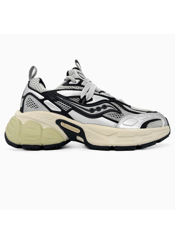 Чорні Осінні кросівки чоловічі saucony 2k cavalry silver / black сауконі No Brand