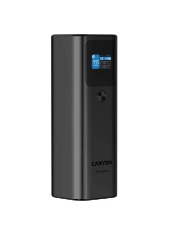 Батарея універсальна PB-2010 27000mAh PD/3.1/140Wh, in/out2xUSB-C PD/140W, outUSB-A/22.5W (CNE-CPB2010DG) Canyon (347174071)