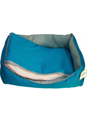Лежак для собак і кішок Тобі №2 45 x 50 x 18 см Бірюзовий (4820224211190) Lucky Pet (313239629)