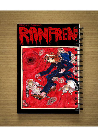 Блокнот Sketchbook Скетчбук с принтом Ranfren | Ранфрен | Рэндал #05 Kika (366300496)