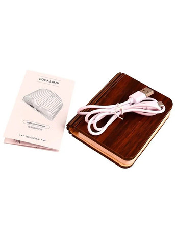 Настільний акумуляторний світлодіодний нічник лампа книга із зарядкою від USB магнітами для кріплення 10х9х2,2 см (480409-Prob) Unbranded (335003930)