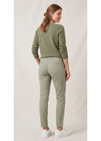Женские брюки чинос esmara slim fit, оливковый, размер 36 (42/S) U.S. GRAND POLO (394532559)